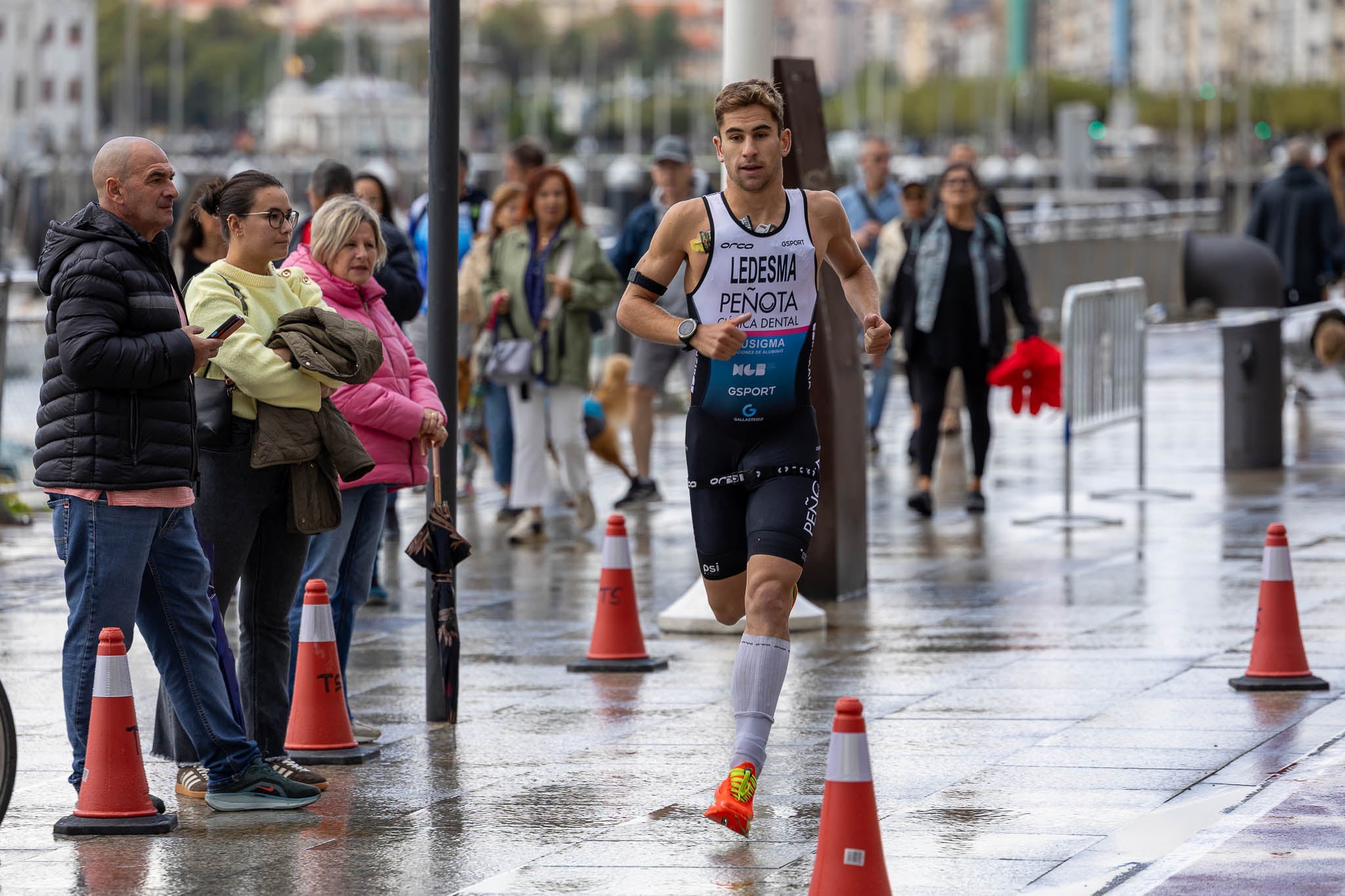 Momento de la carrera a pie.