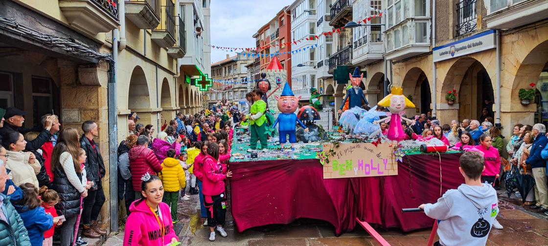 Las carrozas infantiles fueron las más entrañables.