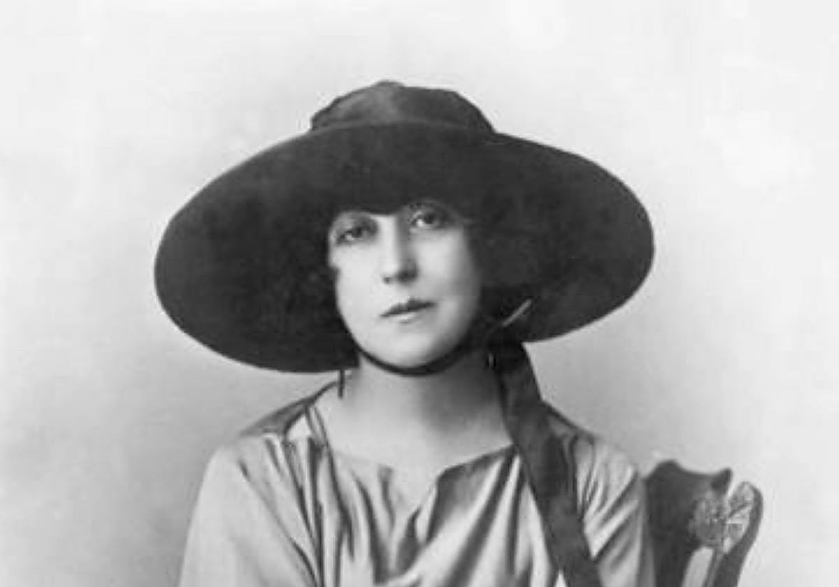 Retrato de Concha Espina en 1920.