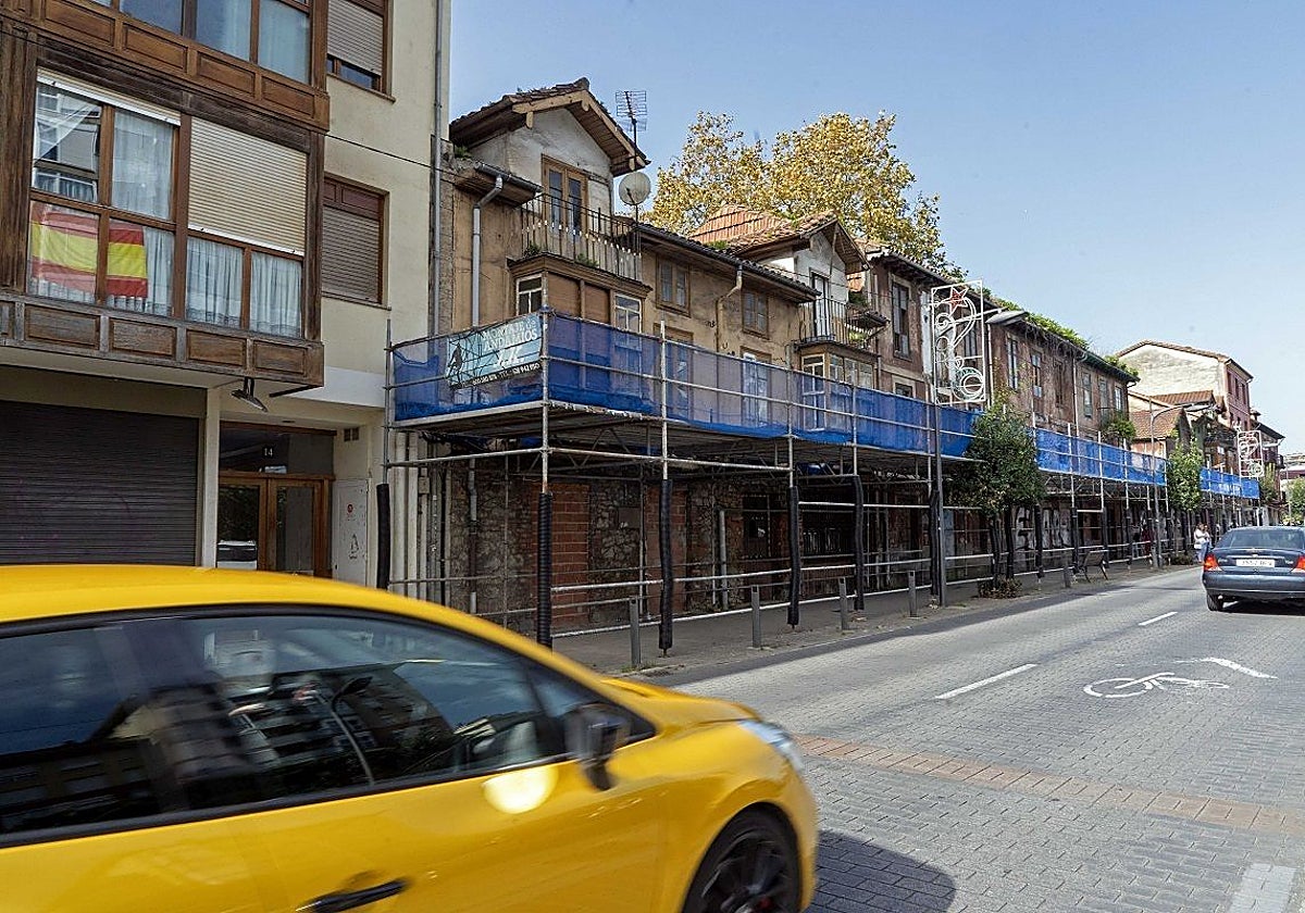 Aspecto que presenta actualmente el barrio de La Acera.