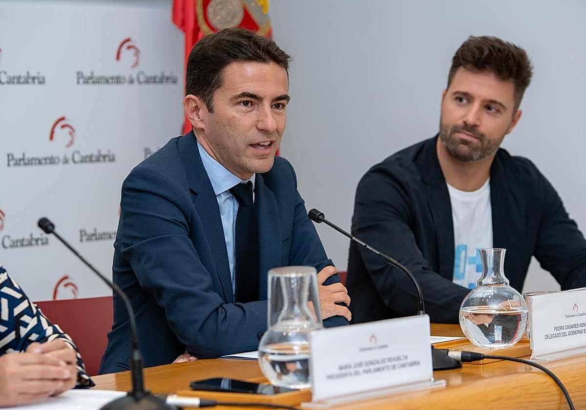 Casares en un acto este martes