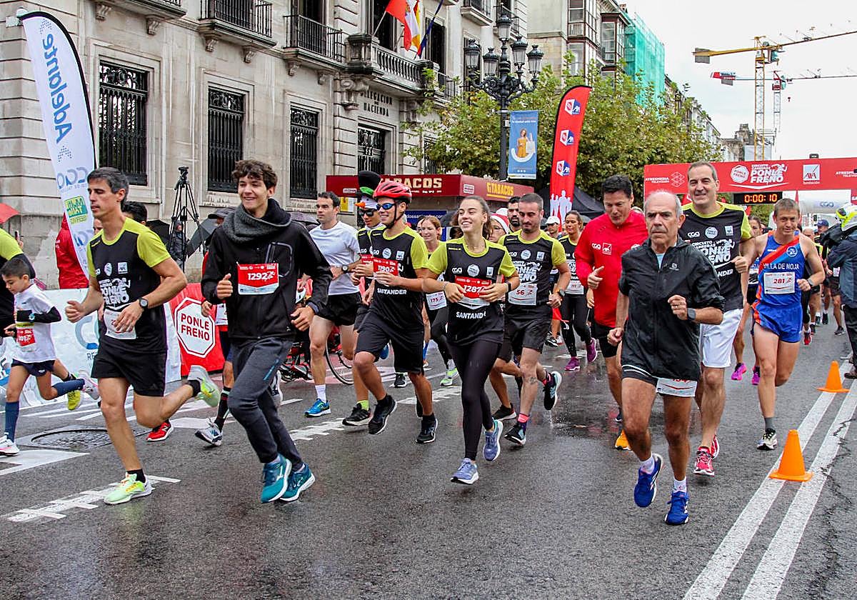 Corredores de la anterior edición de la carrera Ponle Freno.