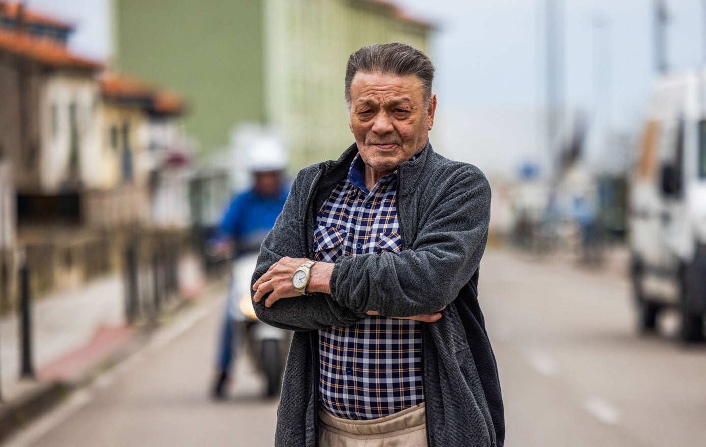 En Cueto, su barrio de toda la vida y que nunca abandonó.