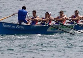La trainera de Santoña quiere volver a las ligas.