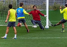 El Racing prepara el partido contra el Andorra