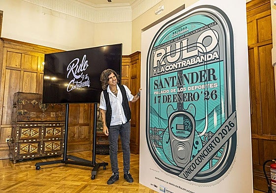 Rulo durante la presentacion el miércoles en La Magdalena