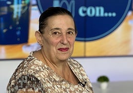 María Jesús Fernández, en las instalaciones de El Diario Montañés.