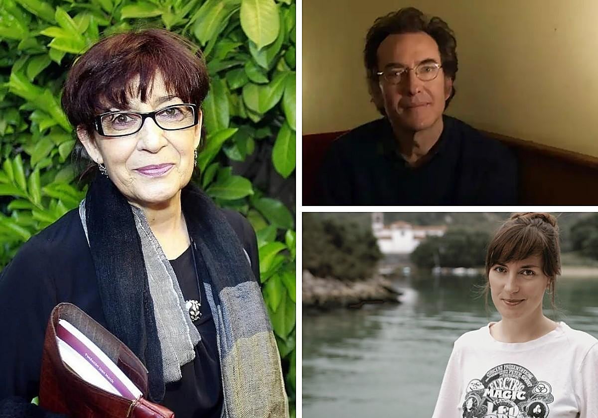 Olvido García Valdés, Mariano Peyrou y Azahara Alonso.