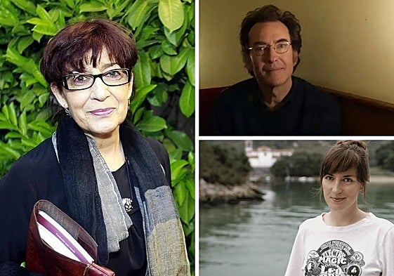 Olvido García Valdés, Mariano Peyrou y Azahara Alonso.