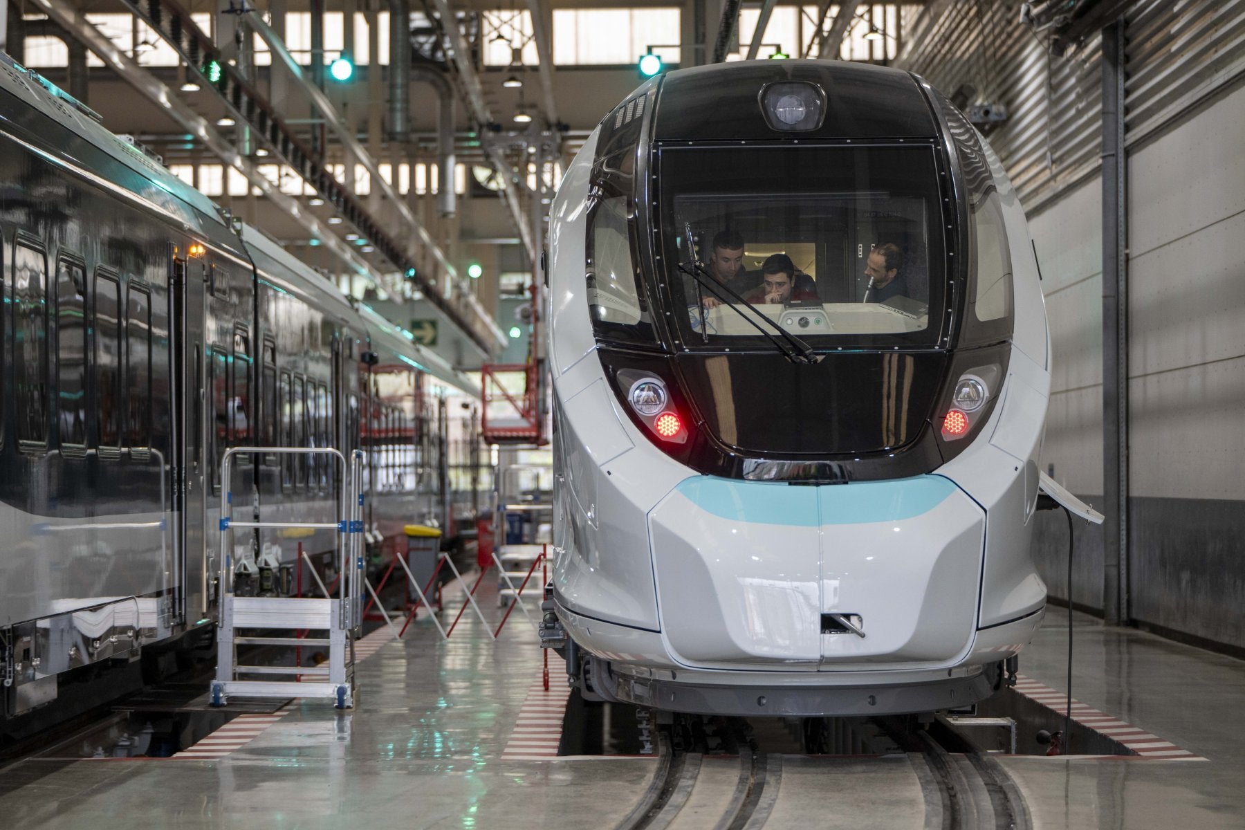 Instalaciones de la empresa CAF en Beasain (Guipúzcoa).