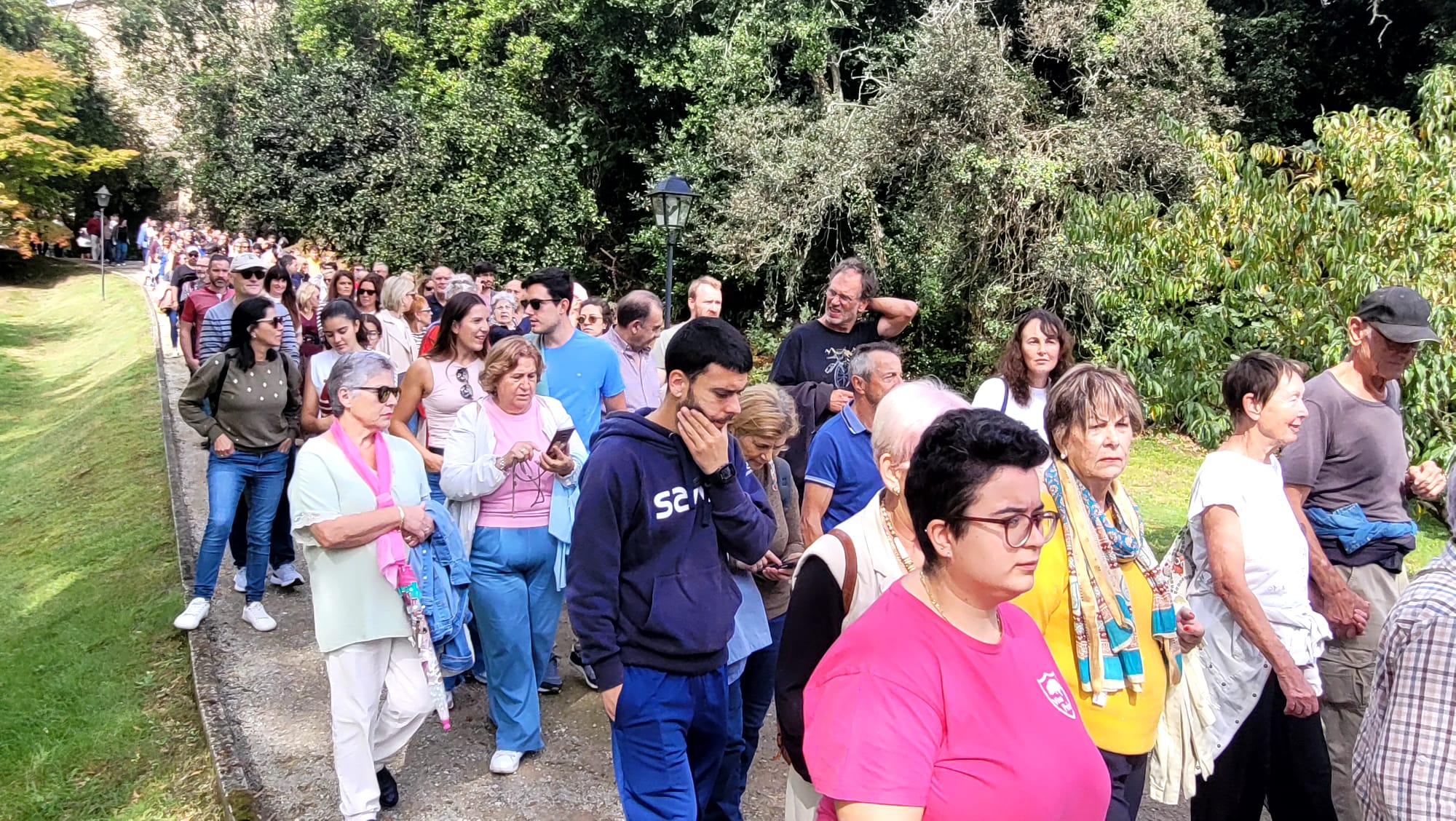 Gracias a la recreación de la llegada de Carlos V numerosas personas tuvieron la oportunidad de descubrir la belleza del Convento de San Luís.