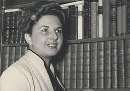 La escritora Elena Quiroga.