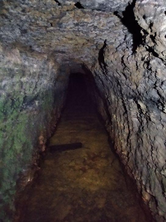 Antigua mina de carbón en la Llana del Pozón.