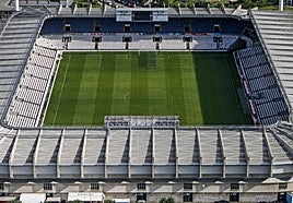 Las gradas de los Campos de Sport.