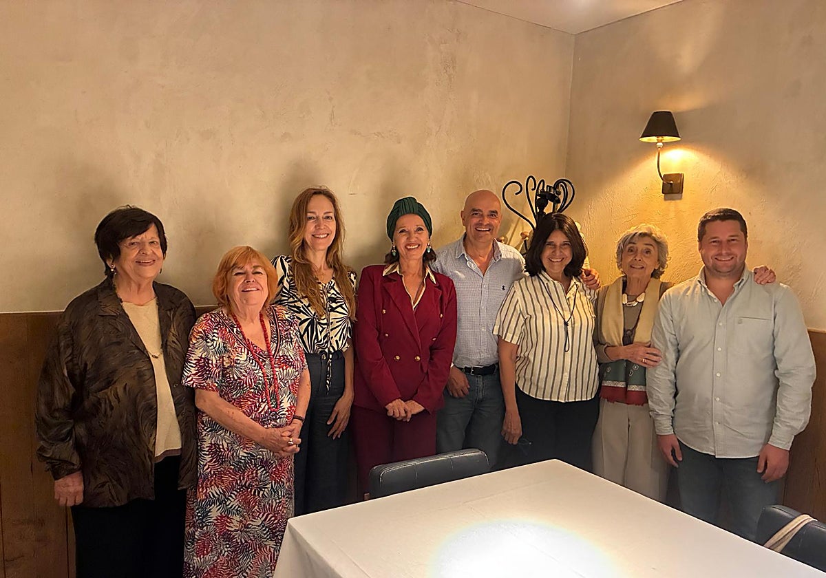 Miembros del jurado del concurso, junto al concejal de Cultura.