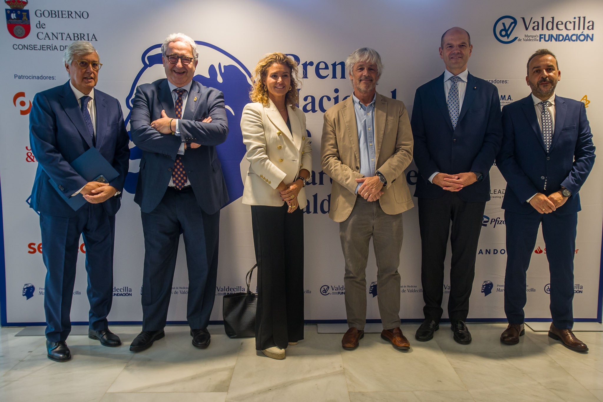 Ernesto Sáez de Buruaga, Javier Hernández de Sande, Ana de Molas, Chema de la Torre, Enrique María Ocio y José Luís Arroyo