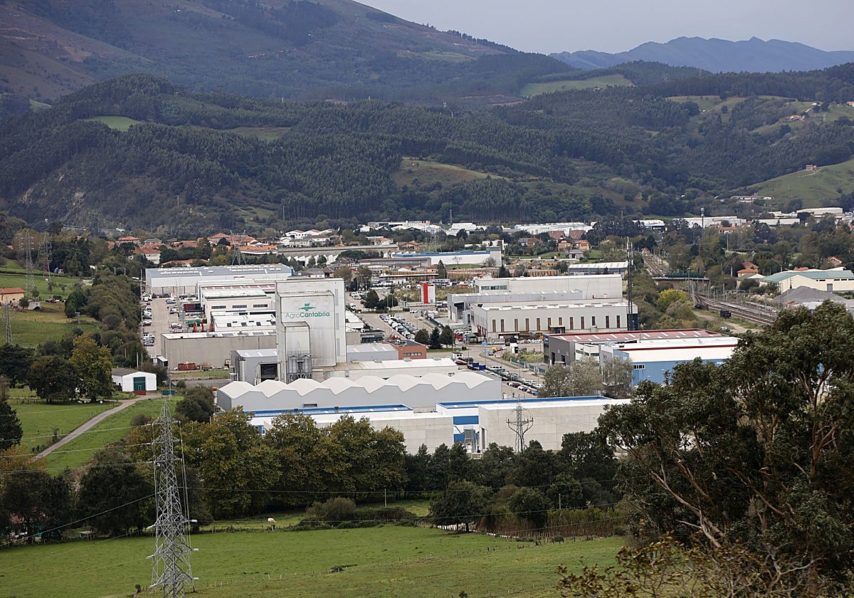 Polígono industrial Tanos-Viérnoles, en Torrelavega.