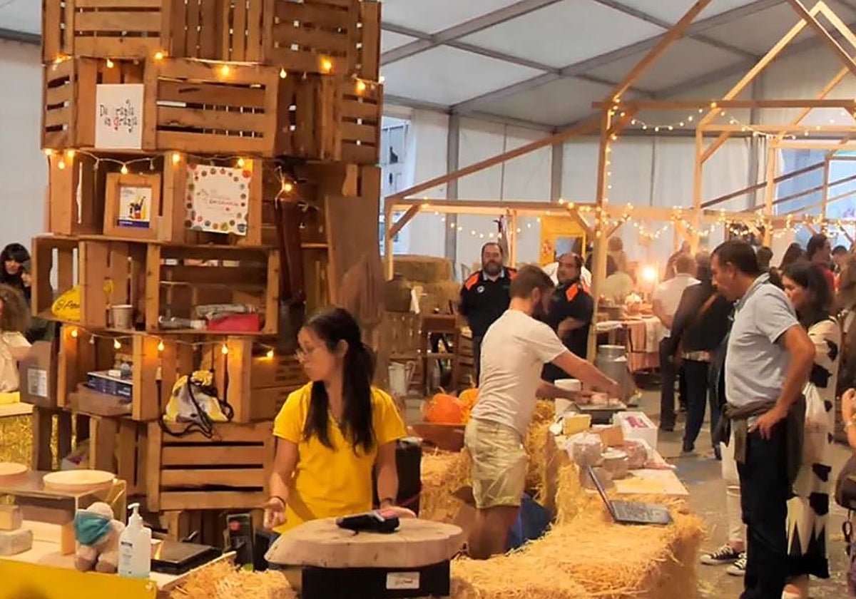 La carpa de los granjeros acogerá la muestra de los productores así como el desarrollo de las catas y talleres.