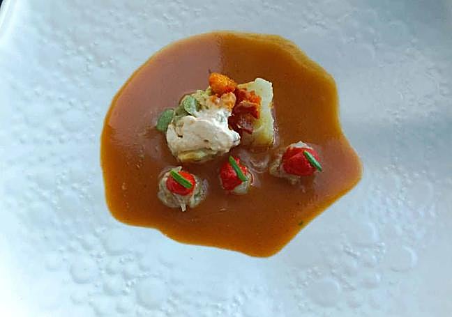 Presentación de la sopa.