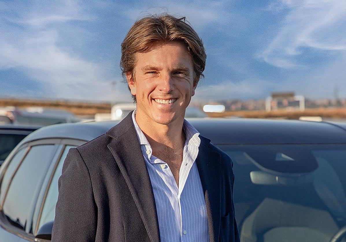 Alberto González, director general de Cabify en España, en Santander.