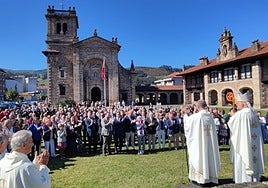 Festejos del centenario de la iglesia y antiguo asilo de Los Corrales de Buelna.