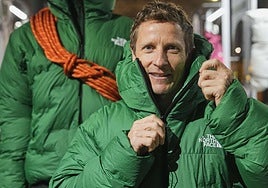 El alpinista alemán David Göttler.