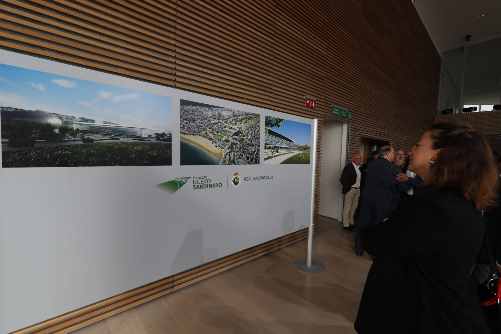 Vista de otro de los paneles instalados en el Centro Botín.