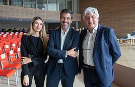 Elena Quintana, Diego Rodríguez y César Azcárate.