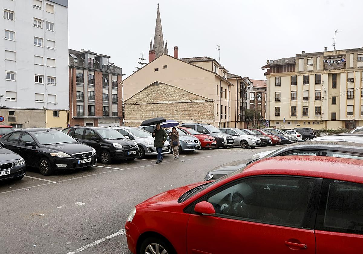 Plazas de aparcamiento en Torrelavega.