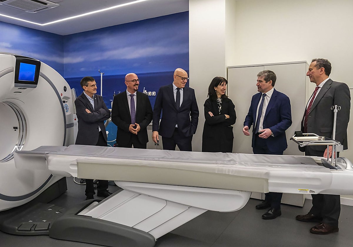 El convenio se anunció en enero, en la inauguración del servicio de Rayos de Santa Clotilde.