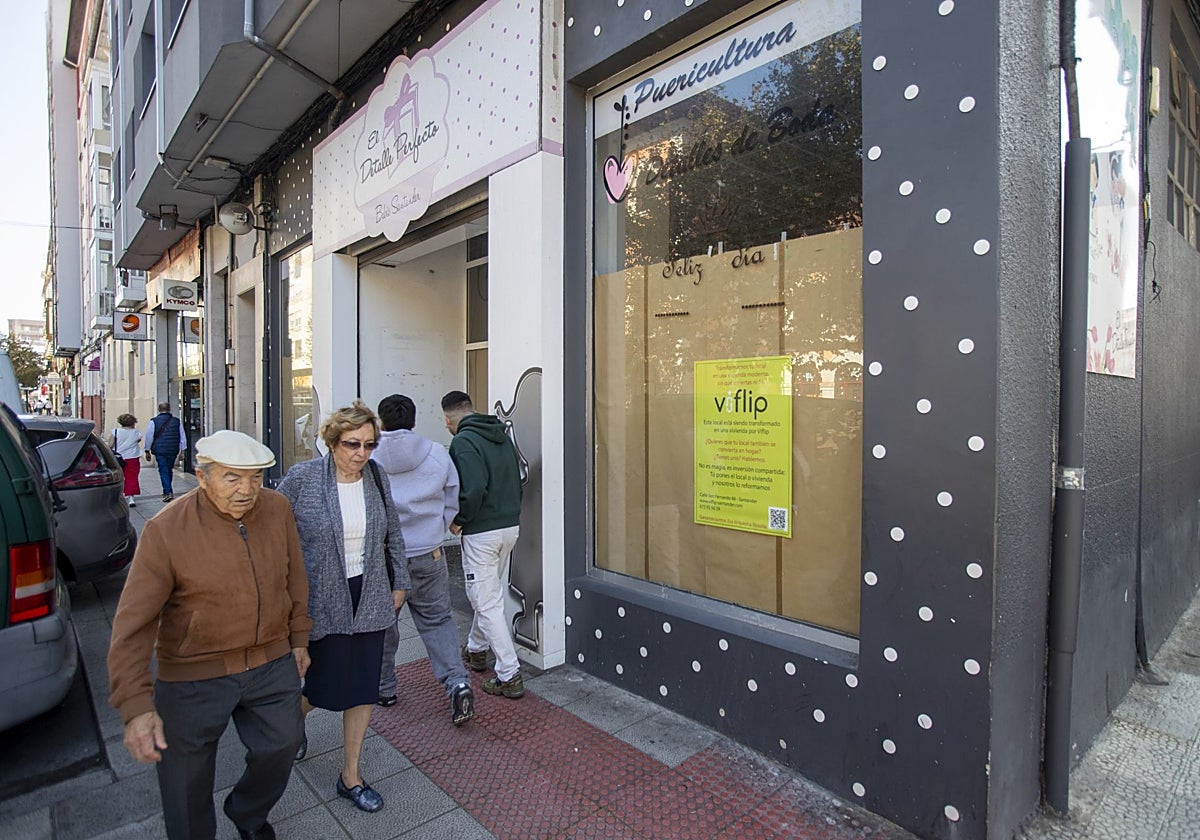 Local en la Calle Alta que el grupo convertirá en vivienda.
