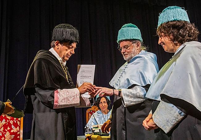05-09-2024. En la ceremonia que convirtió al Nobel Jon Fosse en honoris causa.