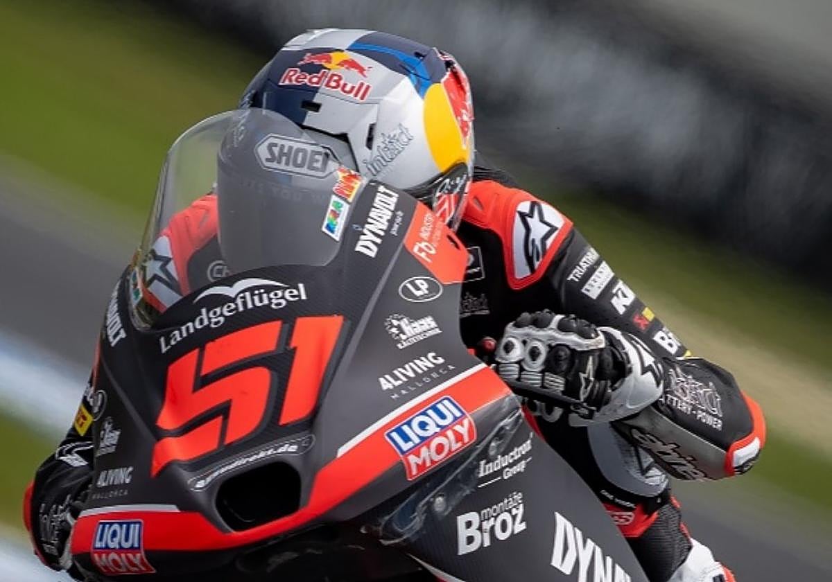 Brian Uriarte, durante el Gran Premio de Australia.