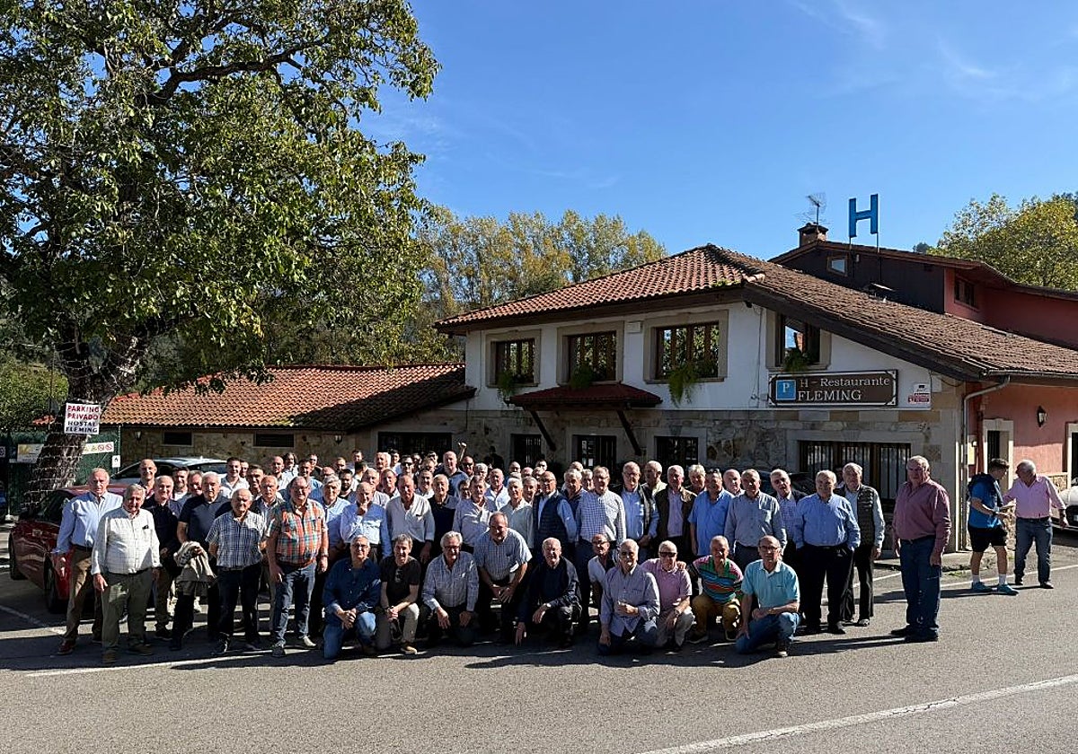 Participantes en la reunión de hombres de Bostronizo este fin de semana.