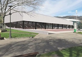 Imagen del proyecto de cubierta para las pistas de tenis y pádel de Los Corrales.