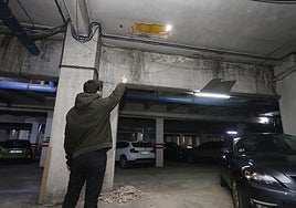 Accidente laboral en Torrelavega, este año tras hundirse el suelo.