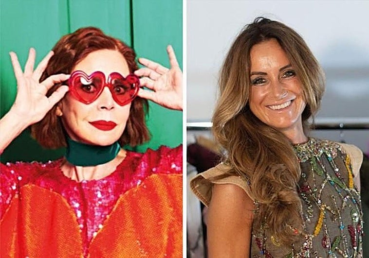 Agatha Ruiz de la Prada y Pilar Ibáñez.