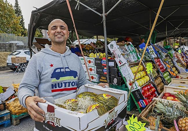 Manuel Ángel Ruiz viene al Ferial desde que ayudaba en el negocio de niño.