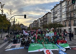 Así le hemos contado el paso a paso de la manifestación docente