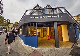 El Mercado de Puertochico, donde se quiere instalar un McDonald's, tras los trabajos de reforma.