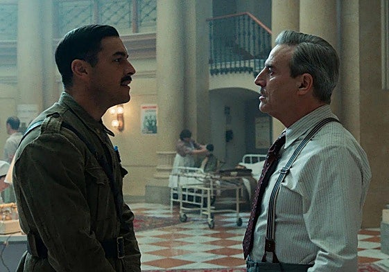 Mario Casas y Alberto San Juan en el filme.