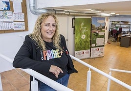 Carmen Martín, en la sede de Accas en Santander esta semana.