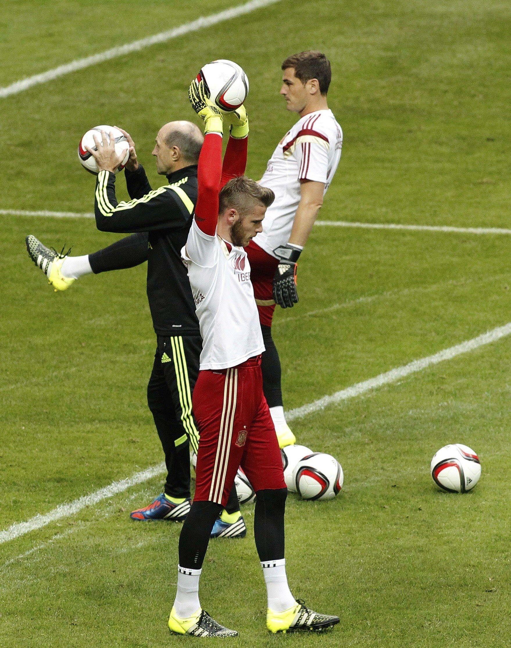 El guipuzcoano, entre Casillas y De Gea en la selección española