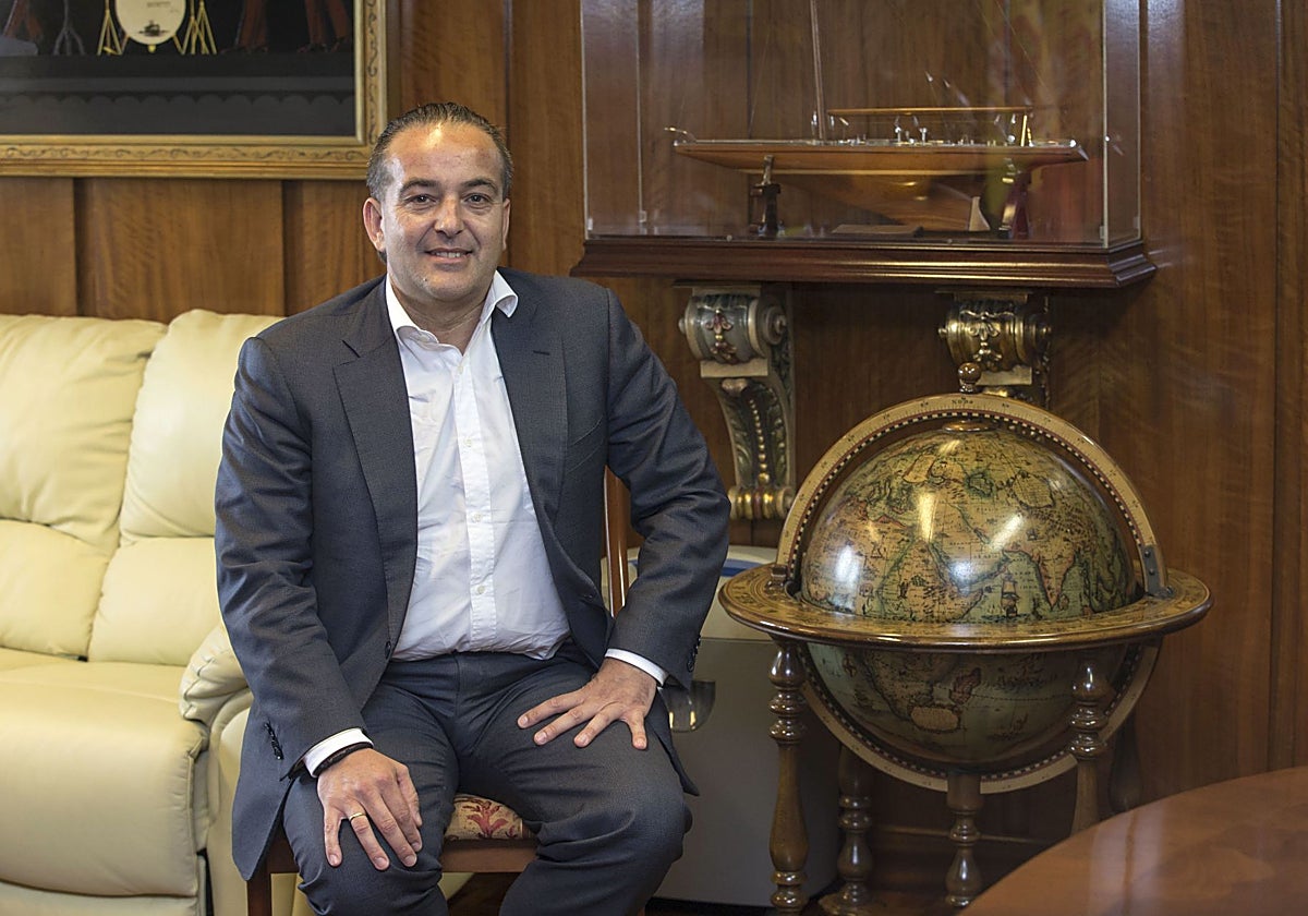 Andrés Gómez Bueno, director general del Grupo GOF, en sus oficinas de Santander.