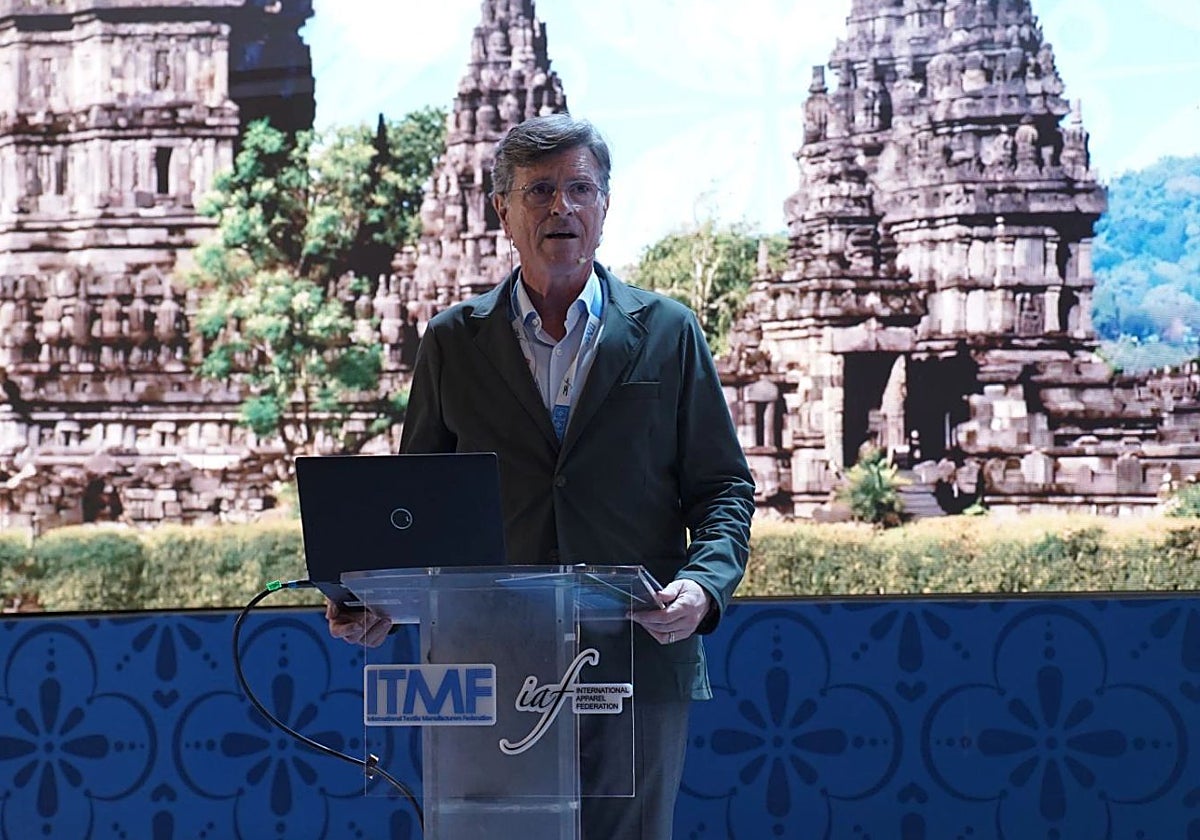 Juan Parés Boj, en la última Conferencia Anual de la ITMF.