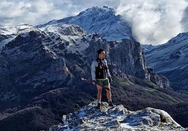 Uno de los entrenamientos de Javi Torcida en Picos de Europa.