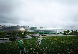 Recreación de la que sería nueva fachada oeste