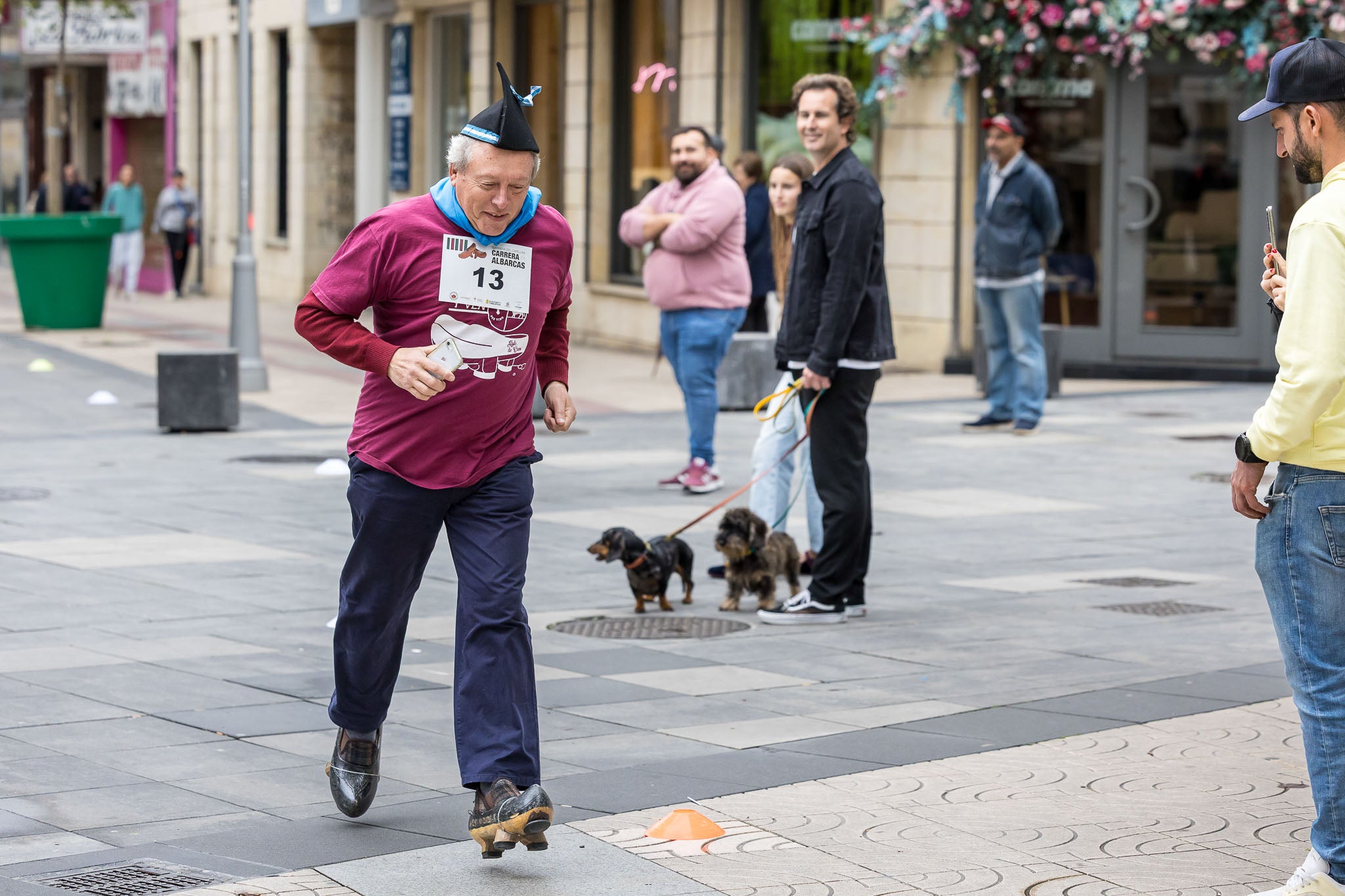 Eugenio García Ruiz viajó desde su tierra, Asturias, para participar en la cita. 