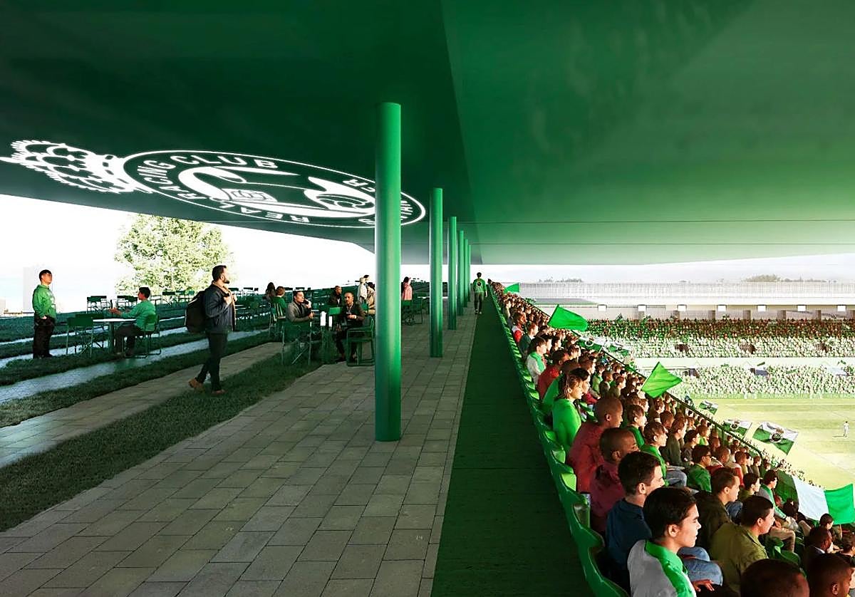 Una de las inforgrafías del plan director para unos nuevos Campos de Sport.