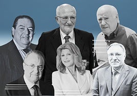 Algunos de los rostros que protagonizan la última lista Forbes.